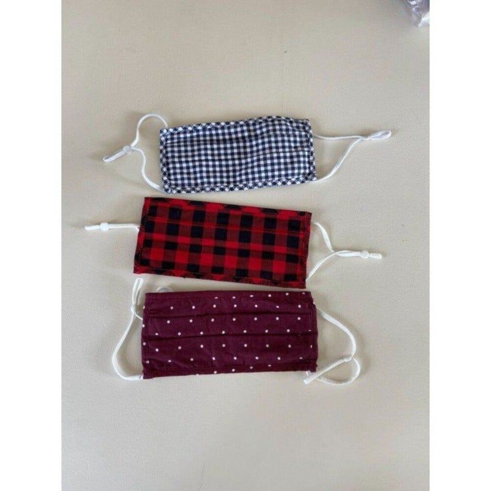 Set of Three Face Masks